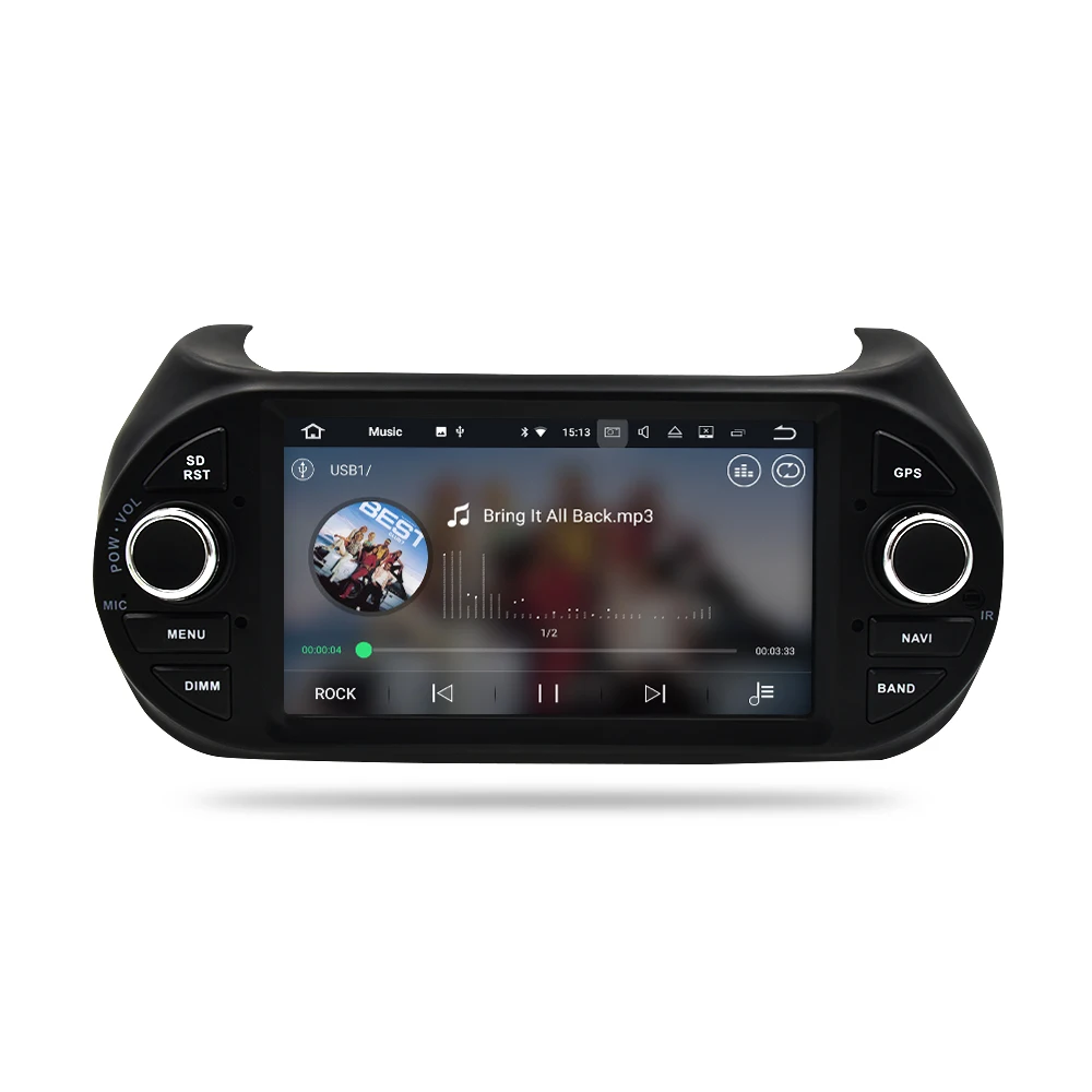 Perfect Ram 4 Android 9.0 Car Stereo dvd Headunit For Fiat Fiorino 2008-2015 Qubo Citroen Nemo Peugeot Bipper Auto radio GPS Navigation 4