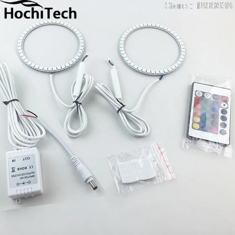 Для mazda 3 2010 2011 2012 2013 2014 светодиодный периметр фар колец halo многоцветный RGB ангел