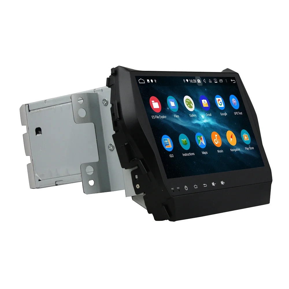 Clearance DSP 2 din Android 9.0 Octa Core 9" Car DVD GPS for Hyundai IX45 2014-2016 stereo Radio Bluetooth 4.2 WIFI USB Mirror-link 4