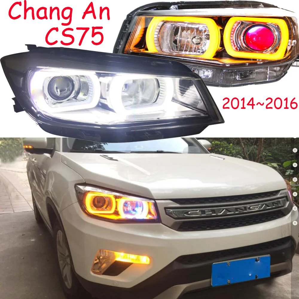 2 шт. задний бампер противотуманный фонарь для ChangAn CS75 головной светильник 2014 2015