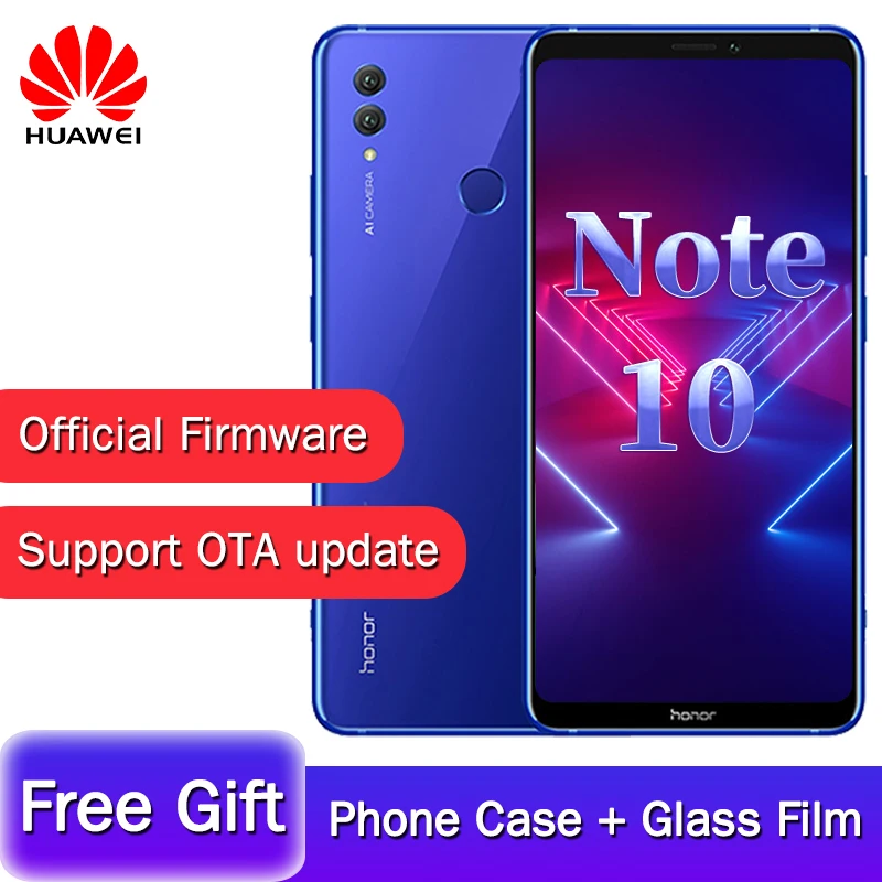 

Origina Honor Note 10 Kirin 970 Octa core Gaming Smartphone 6.95 inch 5000mAh Battery Android 8.1 Fingerprint ID NFC