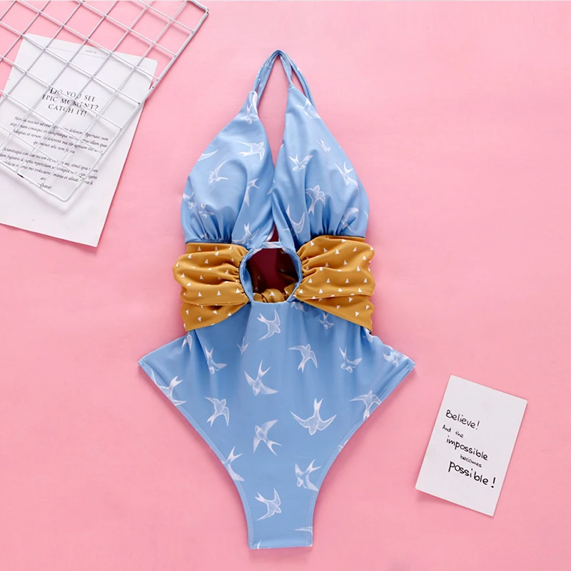 Misswim лук сексуальный боди бикини с открытой спиной 2019 плюс размер купальник