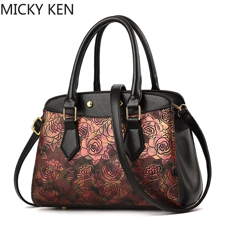 

Women's Bag 2019 New Fashion Handbag Explosion Models Big Bag Bolso Mujer Wild Middle-aged Mother Bag