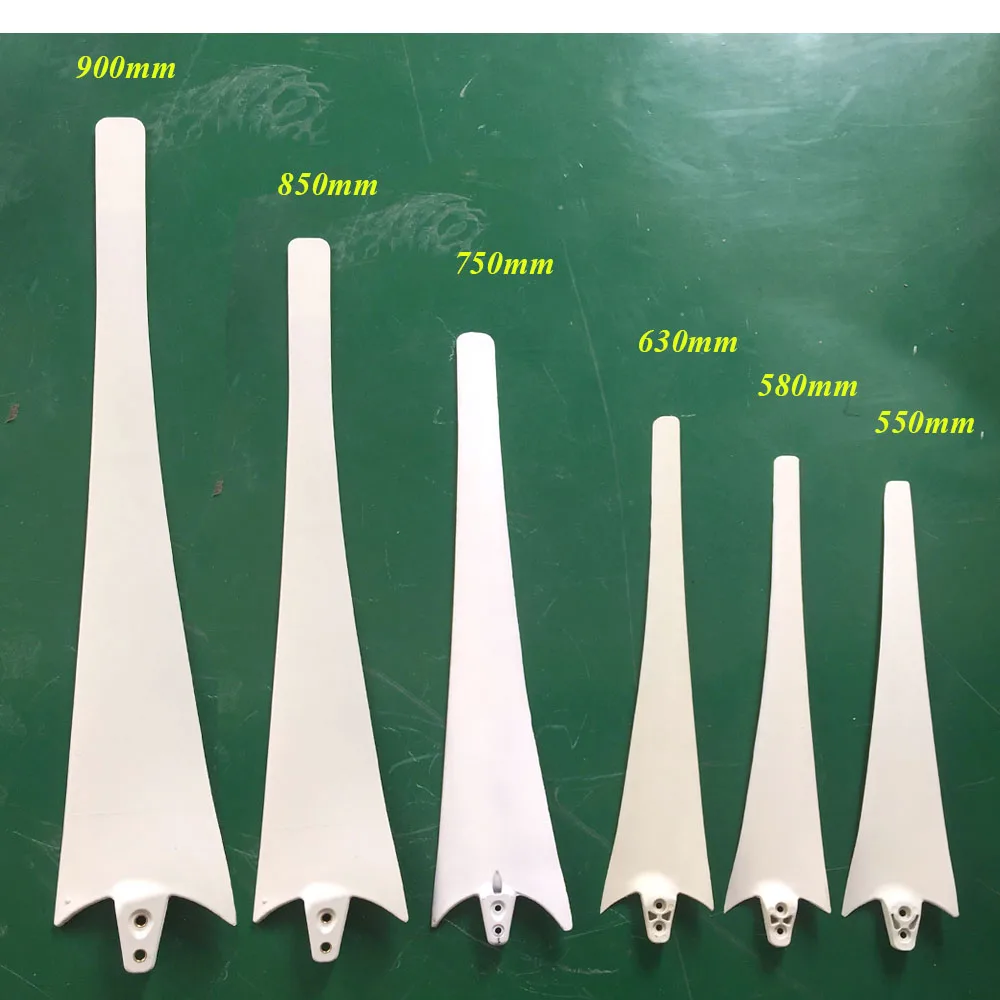 Ветрогенератор лезвия 550/580/600/650/750/850/900 мм белый для DIY генератор ветра 100 Вт до 800 использовать