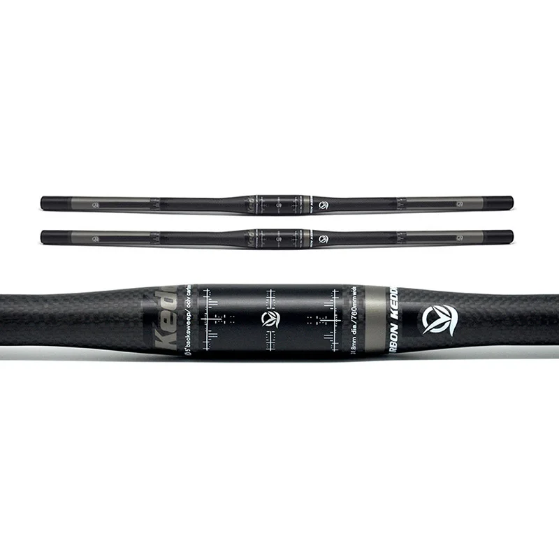 KEDDIE Mountain Bike Flat Bicycle Handlebar MTB Parts 3K Full Carbon 31.8*600/620/640/660/680/700/720/740/760mm | Спорт и