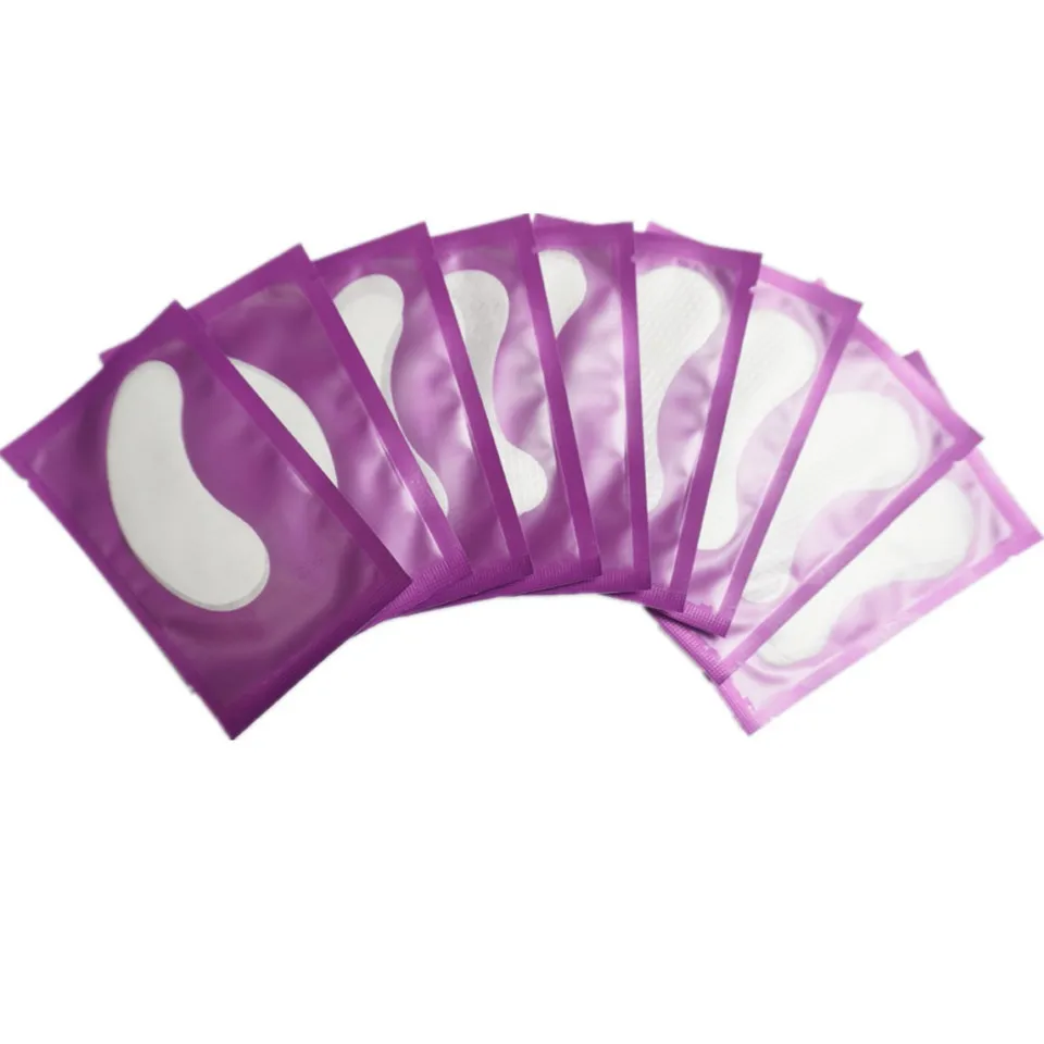 Патчи бумажные под глаза для ресниц 100 пар патчи глаз наклейки инструменты