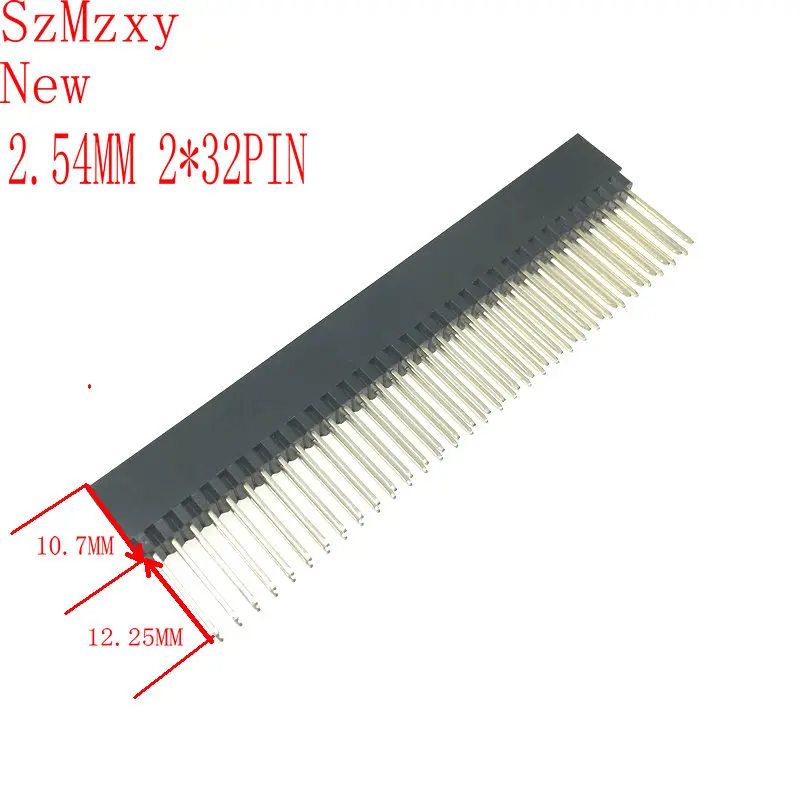 5 шт. 2 54 мм двухрядный гнездовой разъем PC104 64PIN|connector 2.54mm|connector femalel connector |