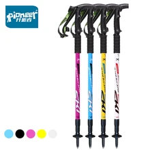 Пионер, в Т-образная ручка, дюймовый стандарт костыль 3 регулируемая трость для похода, палки для ходьбы, трекинга полюс ледоруба для прогулок на открытом воздухе Пеший Туризм пешком