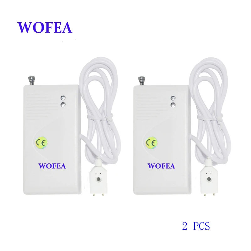 WOFEA High performance 433MHZ Wireless Water leak sensor leakage detector alarm for system Free Shipping | Безопасность и защита