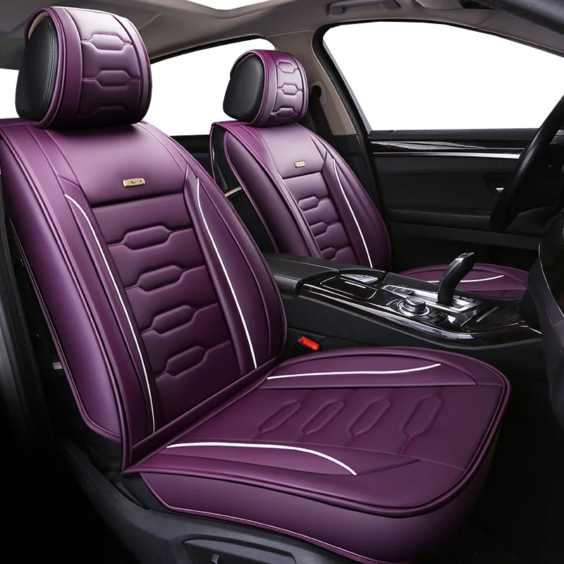 

Universal PU Leather car seat covers For Nissan teana Qashqai tiida 2017 2016 2015 2014 2013 2012 Car Seat Protector Auto Seats