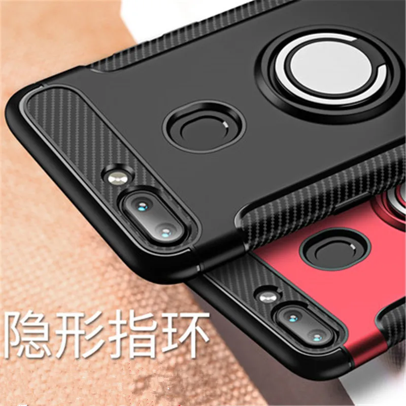 3D кольцо Стенд Чехлы для OPPO R15 мечта Pro Чехол Магнитный Броня держатель Гибридный