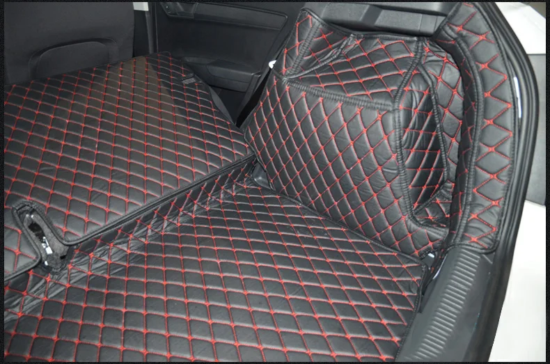 Волокна кожи багажник автомобиля коврик для skoda fabia автомобильные аксессуары
