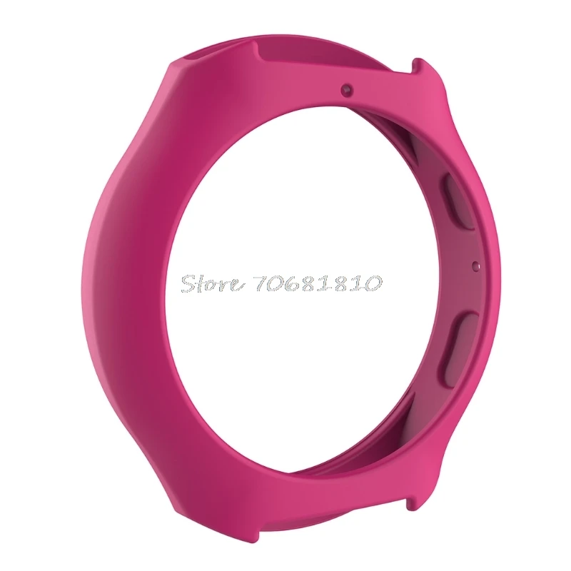 Мягкий силиконовый защитный чехол для samsung Galaxy gear S2 SM-R720& SM-R730 - Цвет: Hot Pink