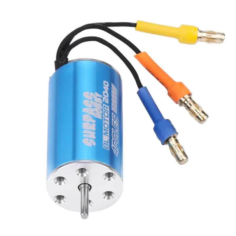 

SURPASS HOBBY 2040 3200KV 4 Poles Sensorless Brushless Motor 2.3mm Shaft For 1/20 1/22 1/24 Remote Control Car Accessories
