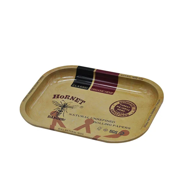 HORNET 1 шт. квадратный табак Rolling лоток для хранения тарелка для курения травы Мясорубка сигаретный контейнер лоток аксессуары для курения - Цвет: Tray