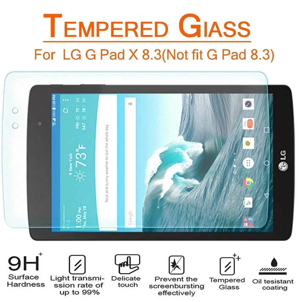 Закаленное стекло для LG G Pad X 8 3 VK815 защита экрана 2.5D 9H премиум-класса защитная