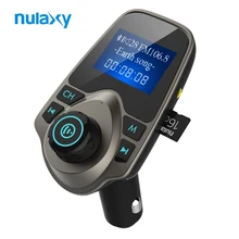 Nulaxy Автомобильный MP3-плеер fm-передатчиком Bluetooth Hands-Free Car Kit аудио MP3 модулятор W 1.44 дюймов Дисплей 2.1A USB Автомобильное зарядное устройство