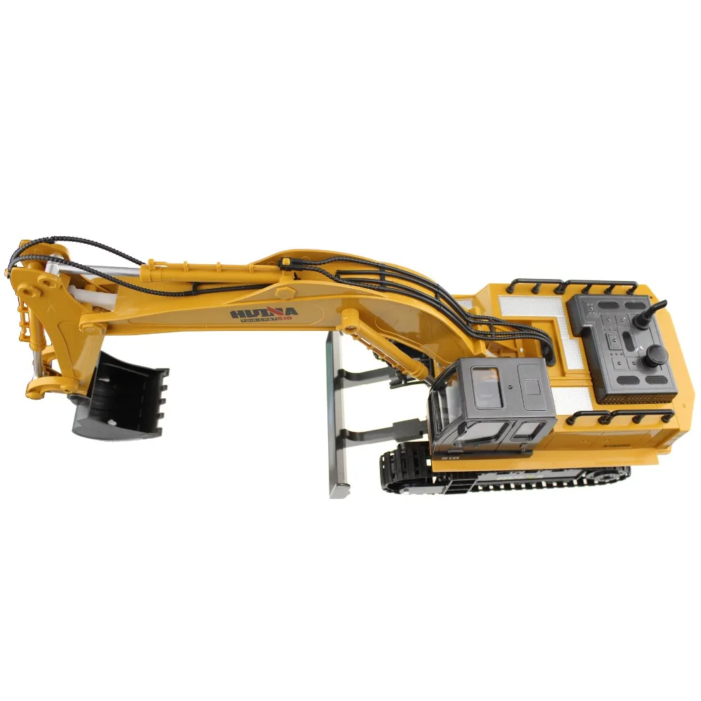 Радиоуправляемый грузовик 11CH экскаватор сплав 2 4 г Backhoes бульдозер пульт