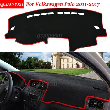 

Car Styling Dashboard Avoid Light Pad Polyester For Volkswagen Polo 2011-2017 Instrument Platform Desk Cover Protective Mats