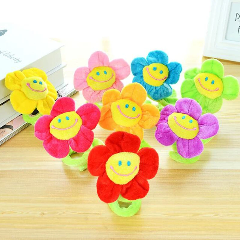Занавес для окна Smile Flower желтая Задняя ручка любой изгиб фиолетовый Tieback зеленая