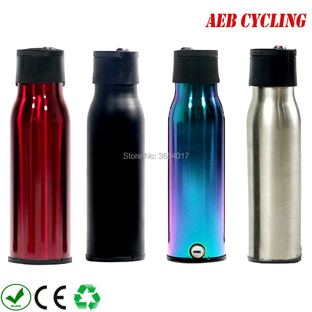 Discount EU US Free shipping 36V 5Ah Stealth Water Bottle Battery smart portable light weight water glass type battery pack for road bike 2