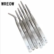 Пинцет портативный Нержавеющая сталь Промышленные Антистатические Пинцет ремонтные Инструменты Высокое качество электроники стоматологический Часовщик