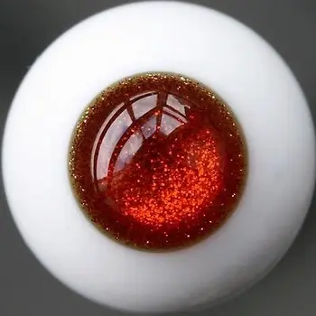 

[wamami] 16mm Orangered & Gold For BJD AOD DOD Doll Dollfie Glass Eyes Outfit