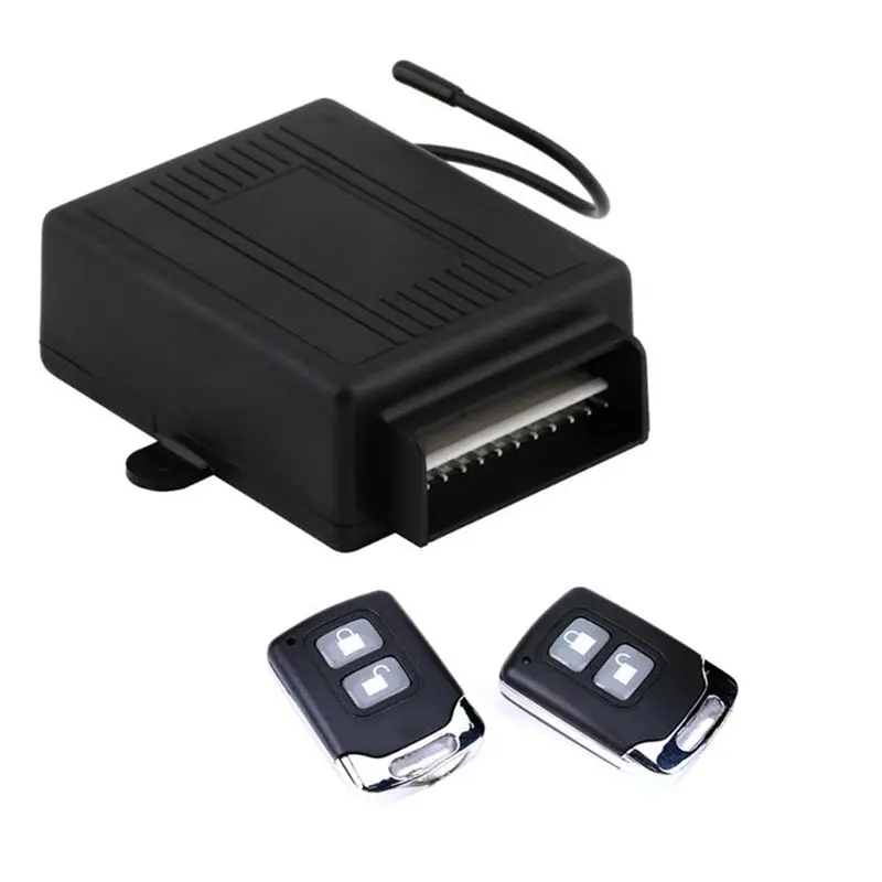 

Universal Car Alarm Systems Auto Remote Central Kit Door Lock Locking Vehicle Keyless Entry System with 2 Remote Controllers