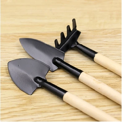 Beste 3 stks gazon micro tuin landschap ornamenten woondecoratie tuingereedschap speelgoed mini spade Raker bonsai DIY accessoires 2015 koop