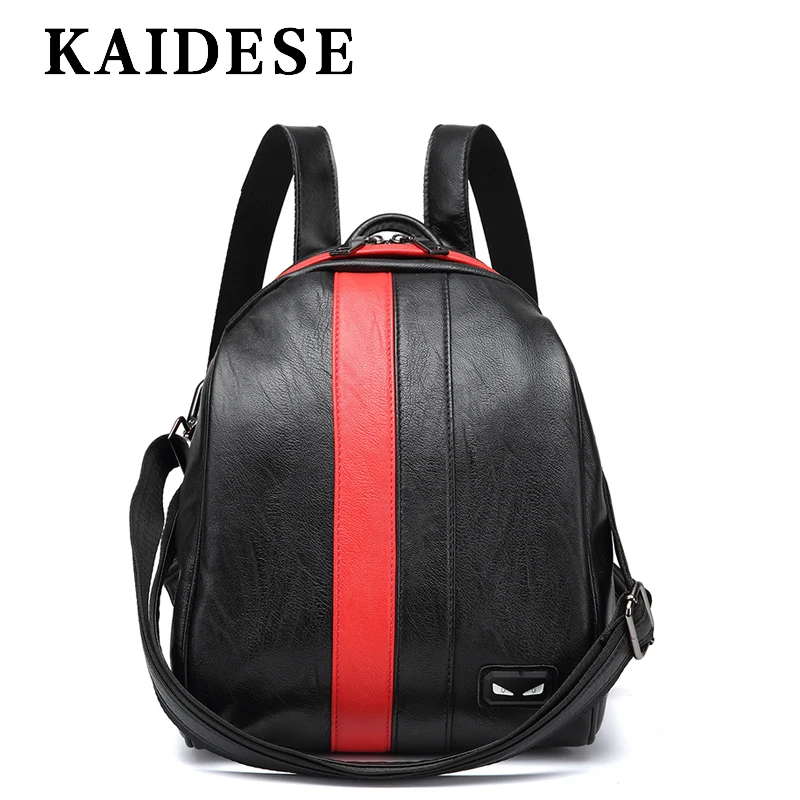 

KAIDESE big fashion ladies backpack 2018 new style College Youth Wind shoulder bag multi function leisure travel backpack