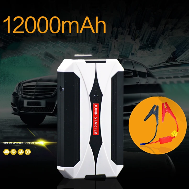 11000mAh USB Car Jump Starter Power Bank Car Booster Car Battery Jump Starter Vehicle Mobile Charger Emergency Booster