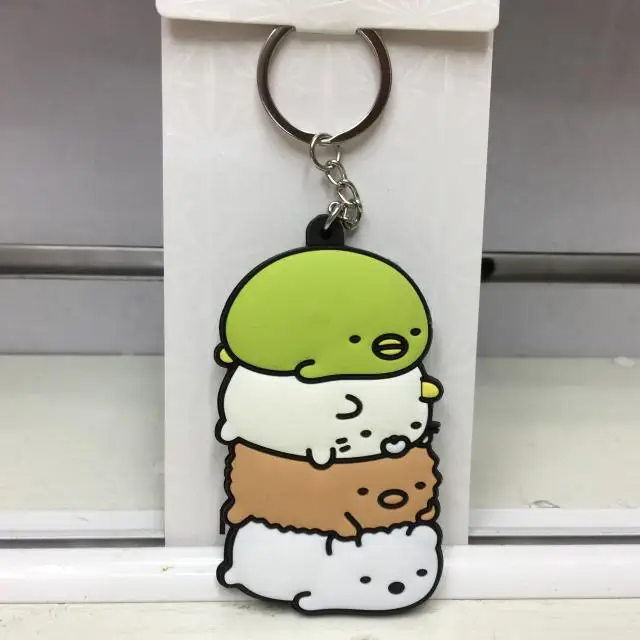 IVYYE Sumikko gurashi стиль аниме-брелок для ключей пвх рисунок брелок милая игрушка брелок для ключей подарки на день рождения унисекс новинка - Цвет: see chart