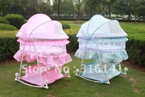 Us 169 97 You Me 2012 New Fashion Luxury Foldable Baby Swing With Foot Stand Safety Belt Safety Guard Baby Cradle Free Shipping In Cradle From