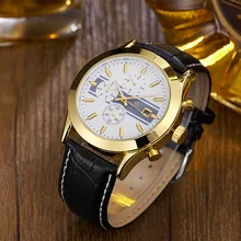 OUYAWEI, часы из белого золота, Мужские автоматические механические часы, кожаные бренды, Роскошные мужские часы, Montre Homme, наручные часы