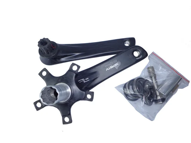 Cheap Ultra-Light 450g! BB30 Carbon Crank Bicycle Crank BCD110 170/172.5/175mm Carbon Fiber Crankset Road Bike Road Crankset