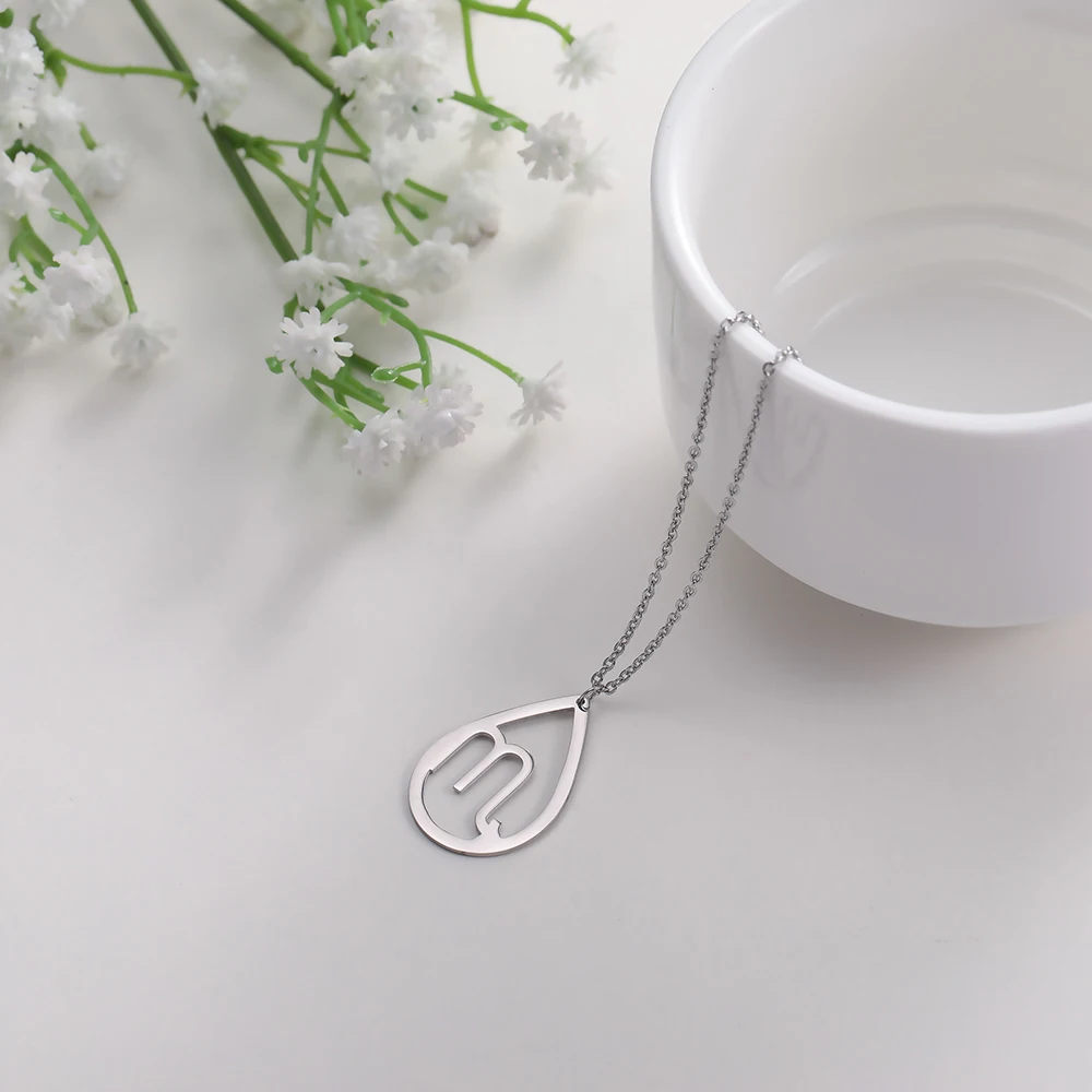 Ожерелье LIKGREAT Twelve Constellation из нержавеющей стали, женское Подарочное кольцо для друзей