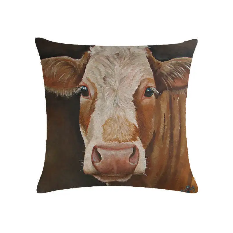 Решительные коровы и sheepomerdecor наволочки, покрытия для подушек 45*45 см диванная подушка для сидения Dec - Цвет: 12