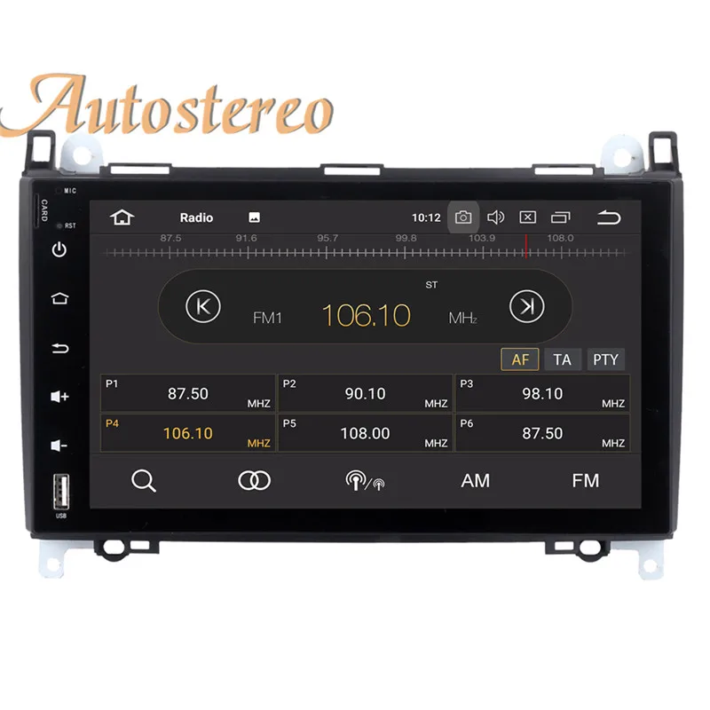 Perfect DSP Android 9 64GB No Car DVD Player GPS navigation For Mercedes Benz Sprinte B200 Vito Viano W469 Auto Radio Multimedia player 21