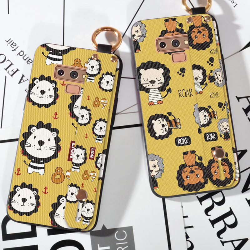 

Cute Lion Strap Case For Samsung Galaxy Note 3 Neo N7505 Phone Bag TPU Silicone Cases For Samsung Note 4 Capa Fundas