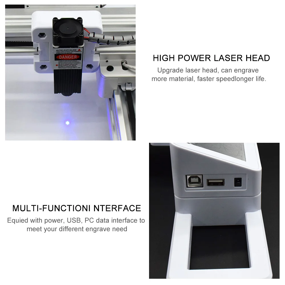 7W CNC Engraving Machine 7000mw Wood Router Milling Machine 155MM*175MM Area 3W Laser Engraving Machine Carving Wood Tools