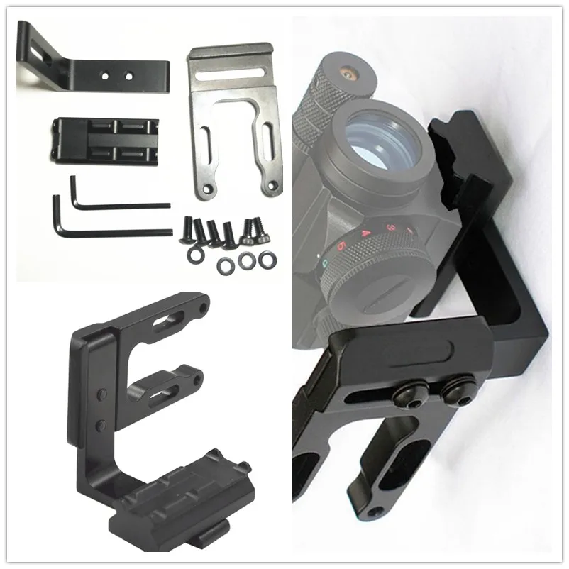 RL Archery Mini CNC Machined Bow Sight Mount Red Dot, Laser, Reflex