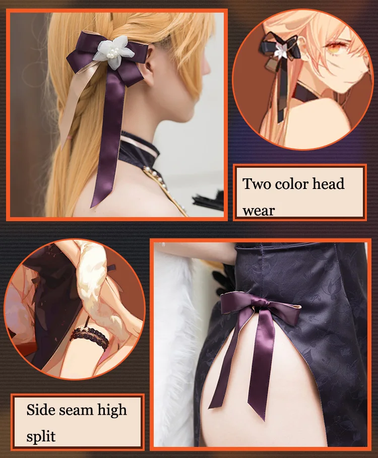 Cosplaylove Game Girls Frontline OTS-14 Cheongsam Sexy Dress Cosplay Costume Stock For Girl Women Halloween (8)