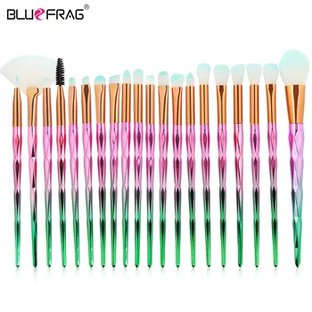 

New Diamond Makeup Brushes Set Pro 4-20Pcs Powder Foundation Blush Eye Shadow Lip Fan Cosmetic Beautiful Make Up Brush Kit Tools