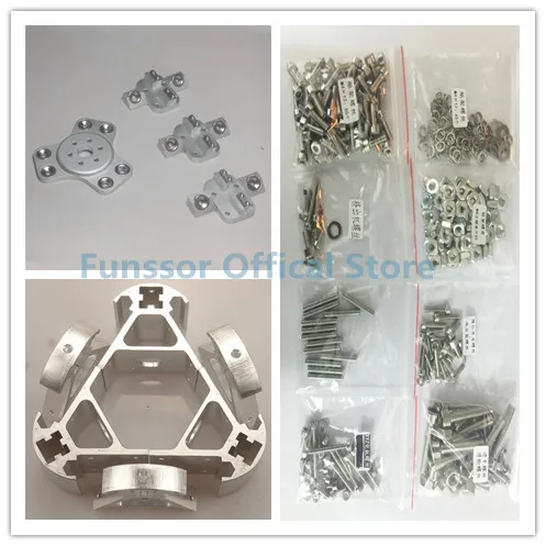 

Funssor Silver Color Delta Rostock Kossel k800 aluminum magnetic effector carriage+A