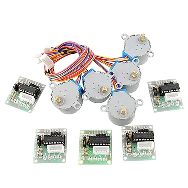 5V шаговый двигатель 28BYJ 48 с приводом тест Модуль платы ULN2003 подходит для Arduino