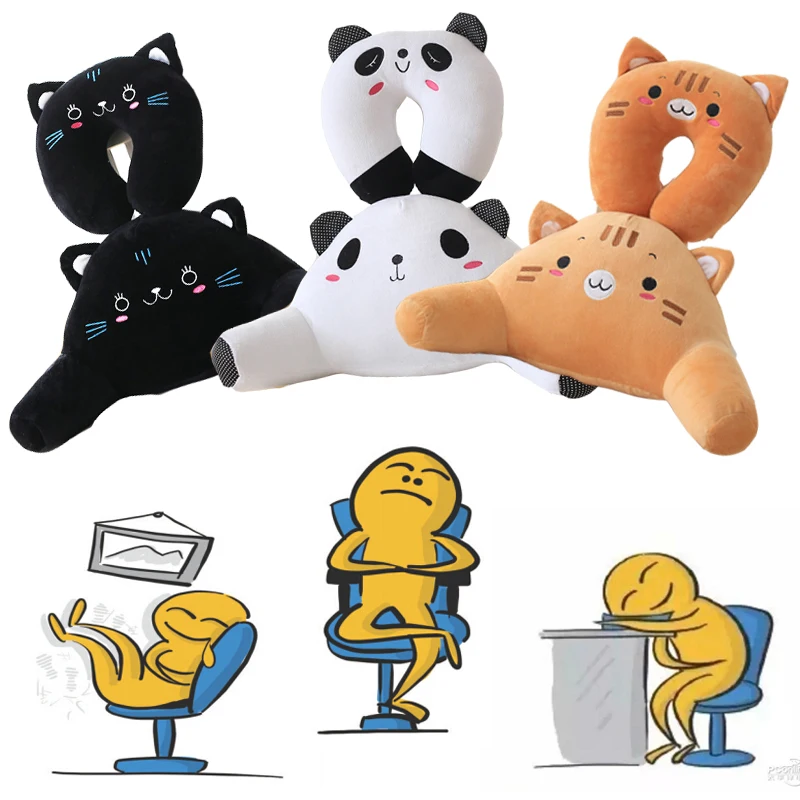 U Shaped Neck pillow car lumbar cushion lumbar support for font b office b font chair