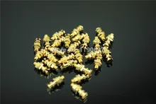 DIY HIFI Amp Tube Guitar Amplifier Tag Board parts 24K Pure copper Plated gold Turrets 20PCS
