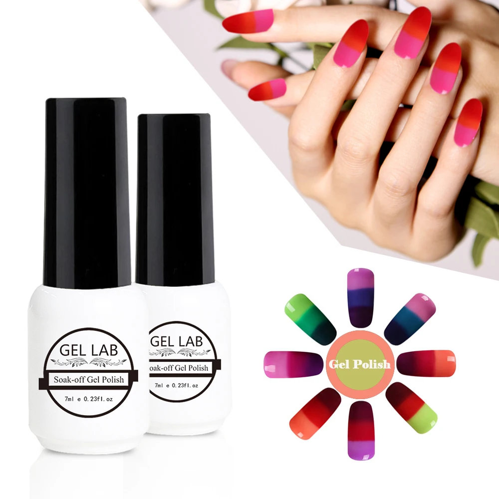 GEL LAB Pick Any 6 Colors from 32 Colors 7ml Tri Color Nail Gel Polish LED UV Color Gel