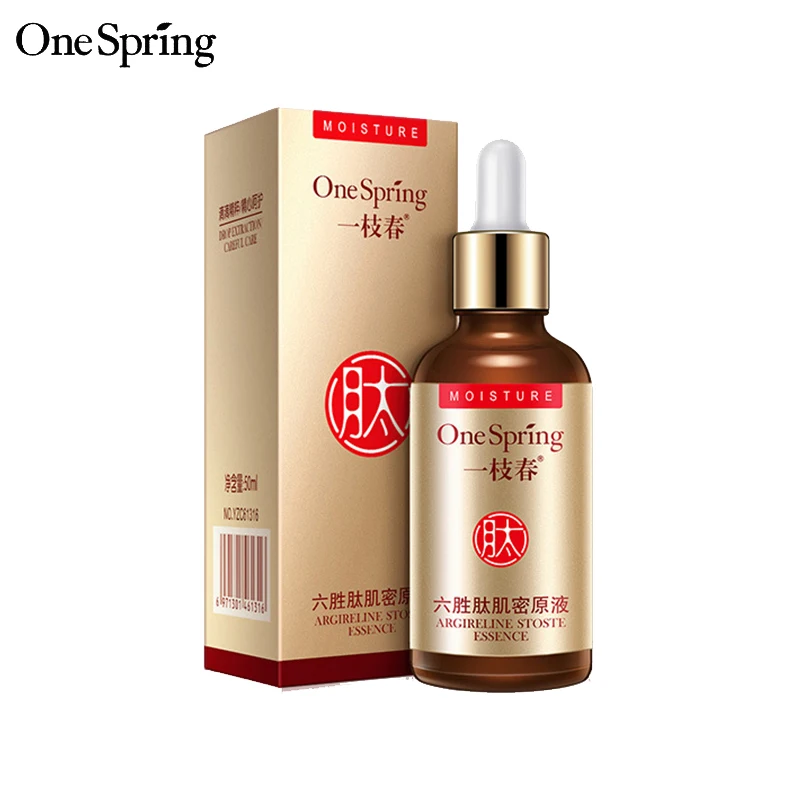 OneSpring Argireline Collagen Liquid Face Serum Anti-Wrinkle Anti-Aging Freckle Cream Skin Care Hyaluronic Acid Essence Moisture