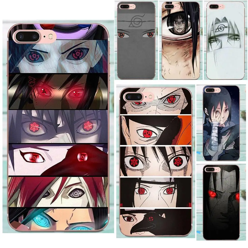 Для Galaxy Grand Alpha G850 Core2 Prime S2 I9082 A3 A5 A7 On5 On7 2015 2016 2017 TPU Mobile Naruto Uchiha Itachi Sharingan Eye |